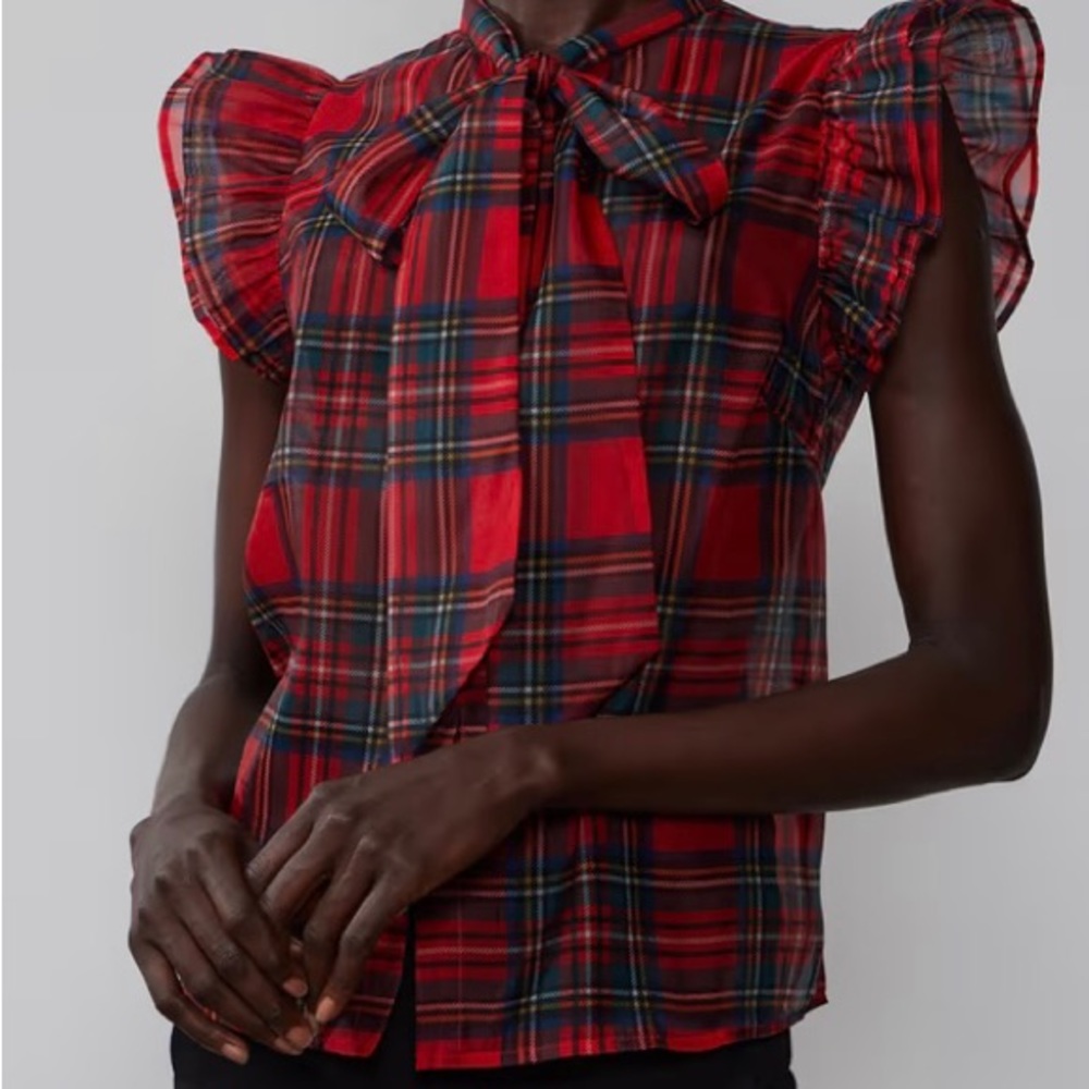 Plaid Blouse